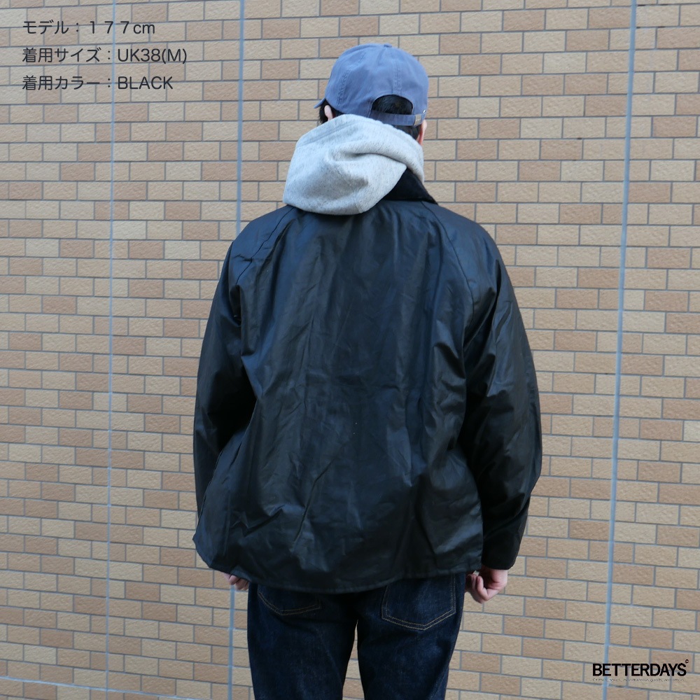BARBOUR TRANSPORT ワックス ショート ブルゾン(GRN-38) TRANSPORT / トランスポート】ワックス ショート ジャケット