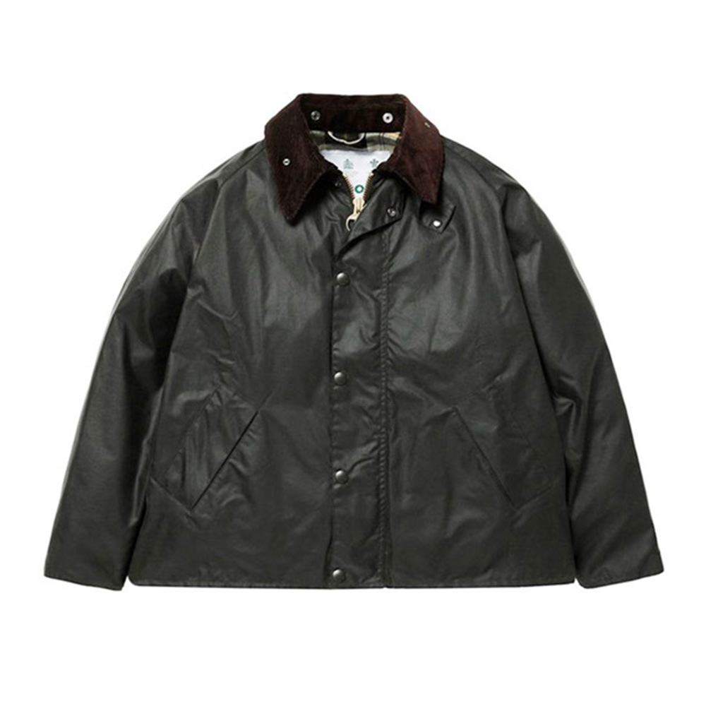 Barbour TRANSPORT ワックス　コットン　ショートブルゾン　36 TRANSPORT / トランスポート】ワックス コットン ショート