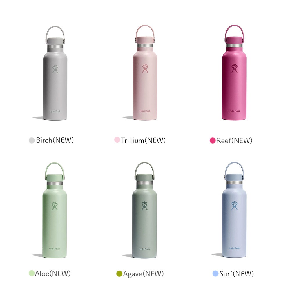 ハイドレーション ハイドロフラスク ボトル ステンレス スタンダードマウス 魔法瓶 真空断熱 Hydro Flask HYDRATION 18oz 21oz Standard Mouth
