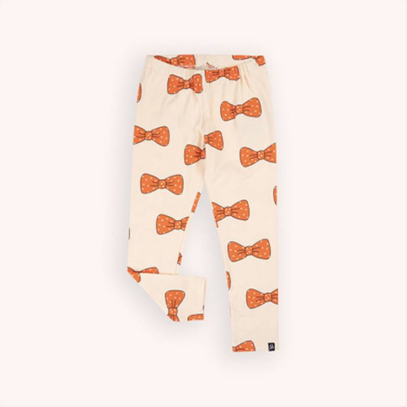 レギンス ベビー キッズ CarlijnQ Bow legging 総柄 リボン カーラインク BOW094
