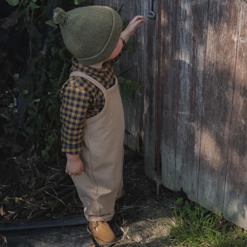 サロペット キッズ  ベビー オーガニックズー Organic Zoo Biscuit Dungarees 15GDOZ