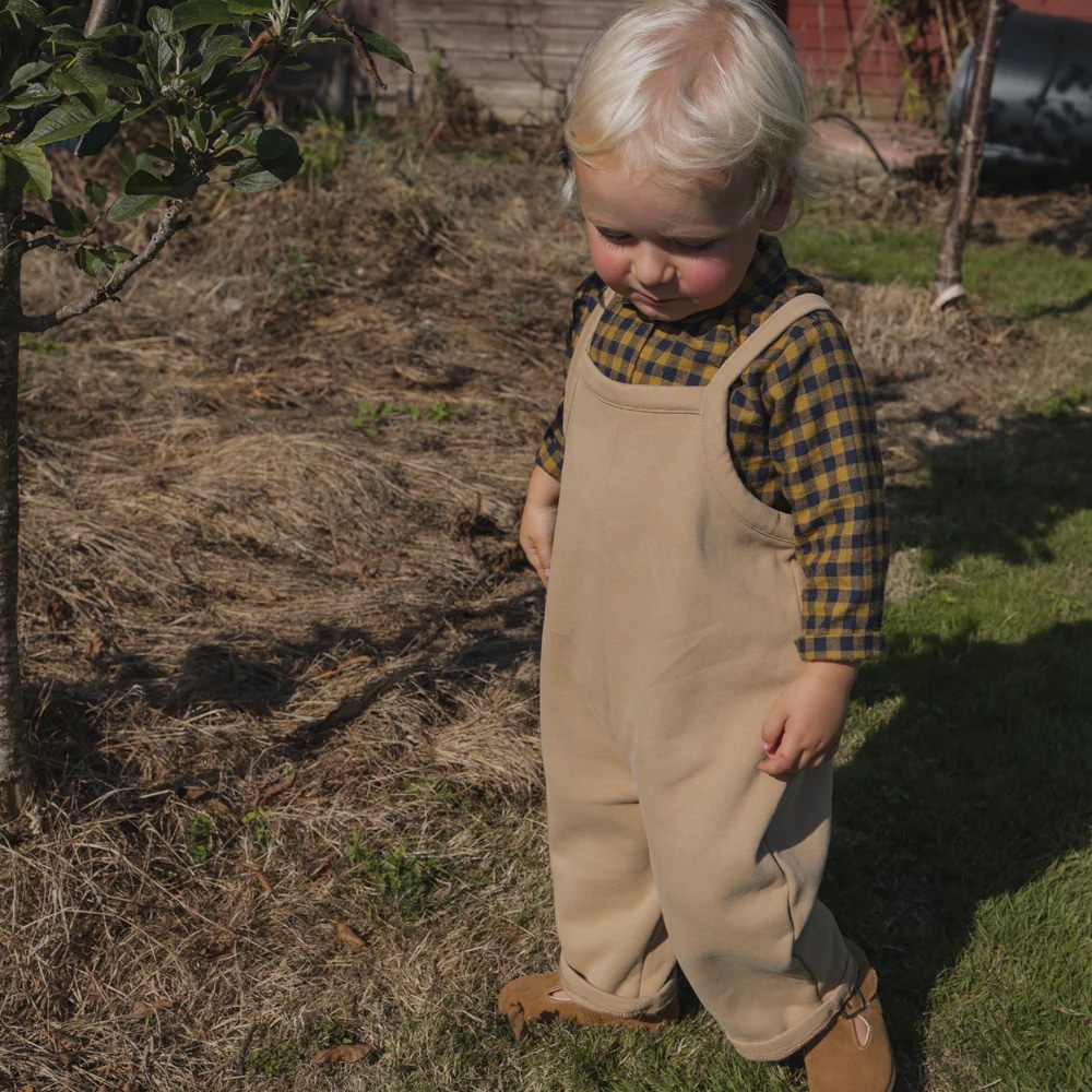 サロペット キッズ  ベビー オーガニックズー Organic Zoo Biscuit Dungarees 15GDOZ