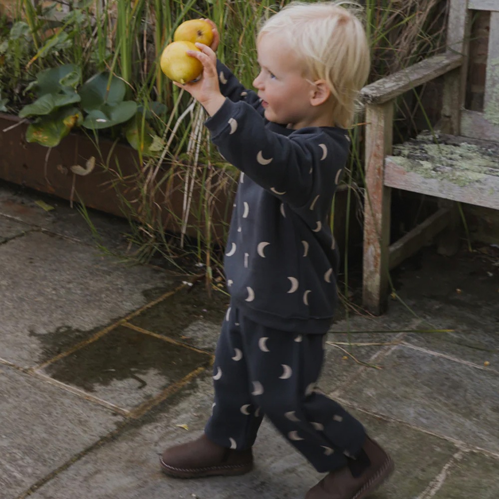 パンツ  キッズ  ベビー オーガニックズー  Organic Zoo Charcoal Midnight Traveller Pants 13CMTP