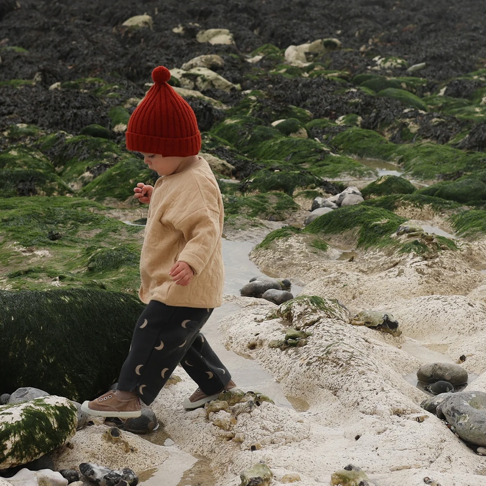 パンツ  キッズ  ベビー オーガニックズー  Organic Zoo Charcoal Midnight Traveller Pants 13CMTP