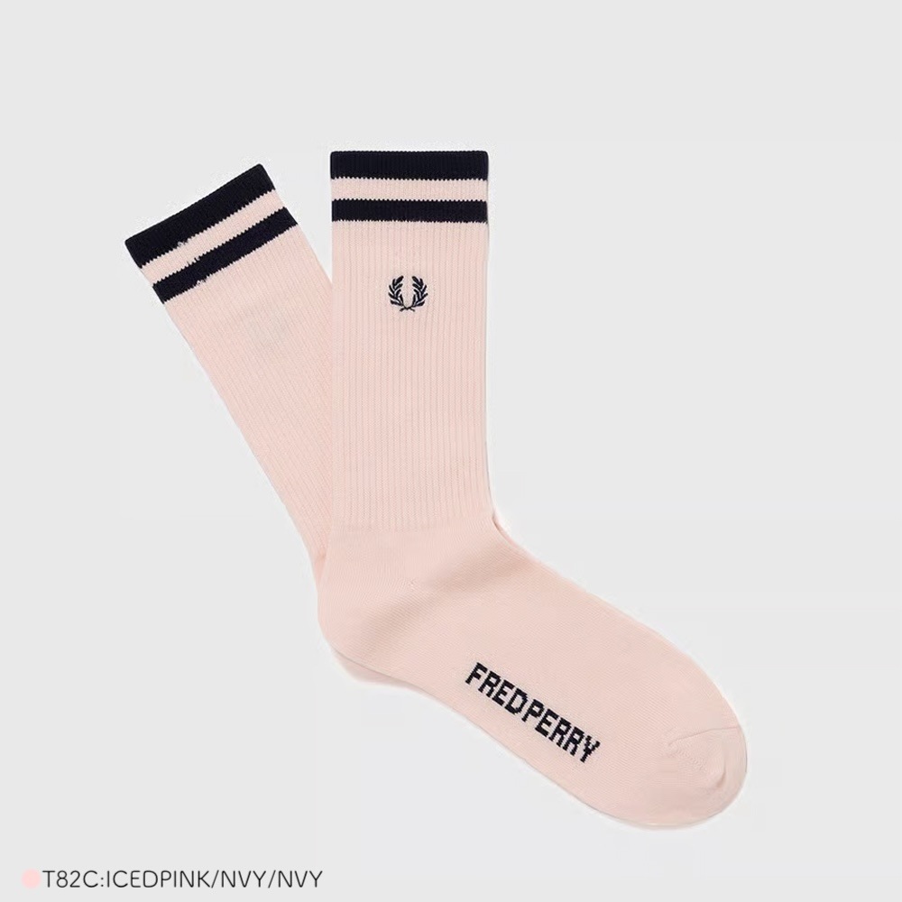 ソックス メンズ レディース フレッドペリー 靴下 ティップドスポーツソックス FRED PERRY TIPPED SPORTS SOCKS 23-27cm 【国内正規品】 F20010