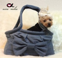 accu milia エクレール　デニムソフトキャリーバッグ|キャリーバッグ|accu milia (by Victory)