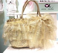 accu milia　２Way　シャイニーフリル　キャリーBag|キャリーバッグ|accu milia (by Victory)