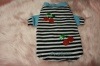 Fifi&Romeo Ｔシャツf-070 ボーダーチェリー・アクア|Tシャツ・トップス・コットン類|Fifi&RomeoFinalSALE