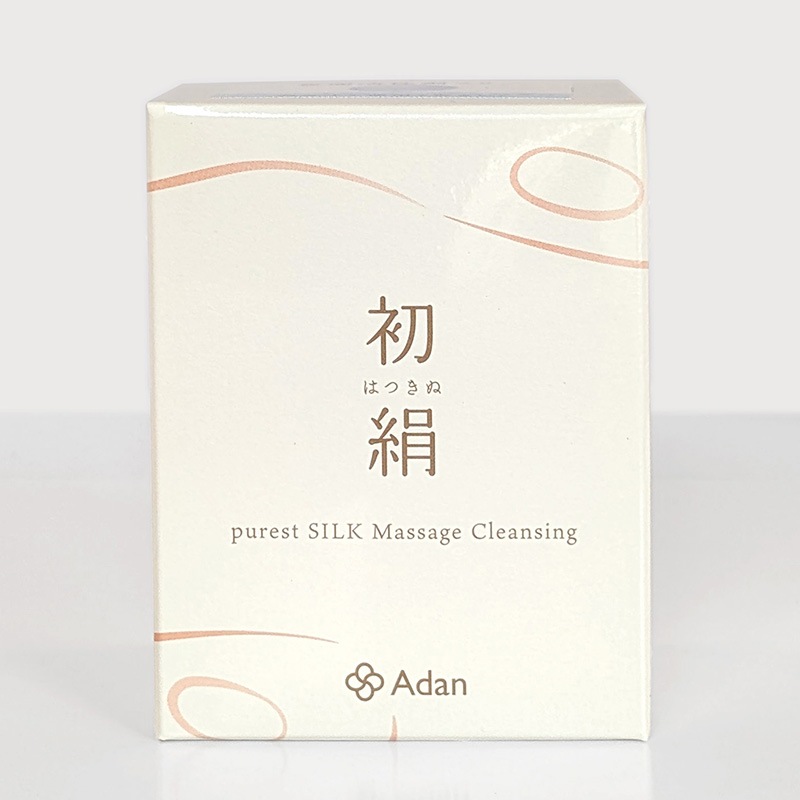 【Adan｜アーダン】日本製 初絹ピュアレストシルク マッサージクレンジング 100g×２個セット【おまけ付】国産シルク主原料 保湿 乾燥肌 うるおい 毛穴汚れ くすみケア（無添加｜無鉱物油 界面活性剤不使用 ノンアルコール ノンケミカル 無香料 無着色）メイク落とし