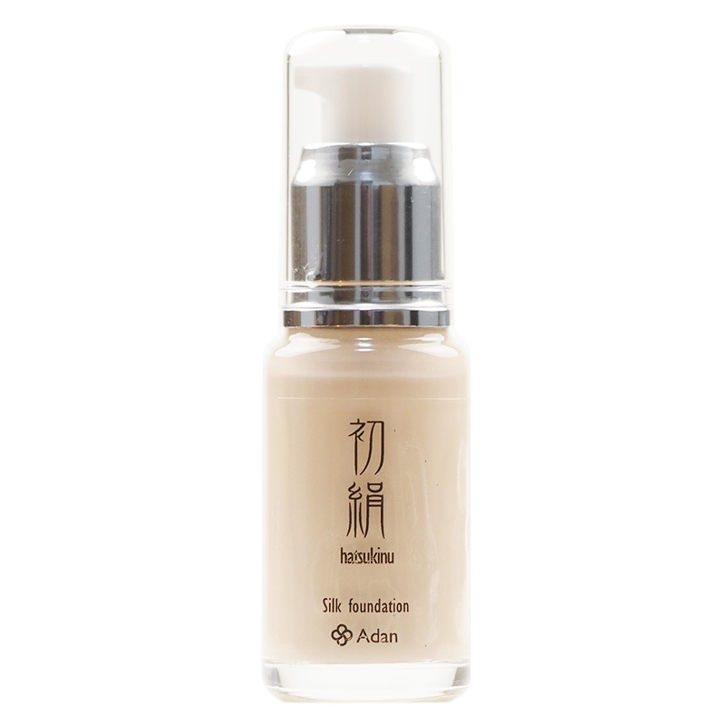 [期間限定] 初絹シルクファンデーション30ml 日本製　初絹 アーダン シルク 化粧品 国産シルク主原料