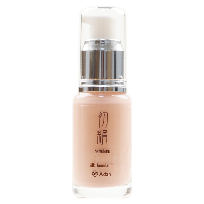 [期間限定] 初絹シルクファンデーション30ml 日本製　初絹 アーダン シルク 化粧品 国産シルク主原料
