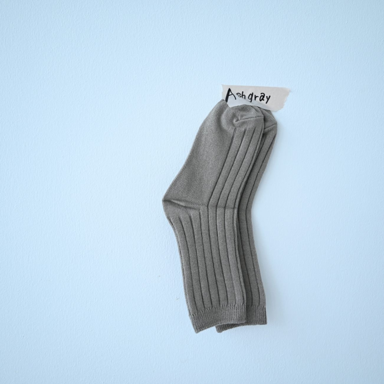 ソックス　アッシュグレー（AG）