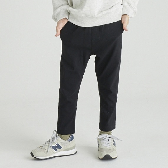 【定番】テーパードスリムパンツ/ カーキ