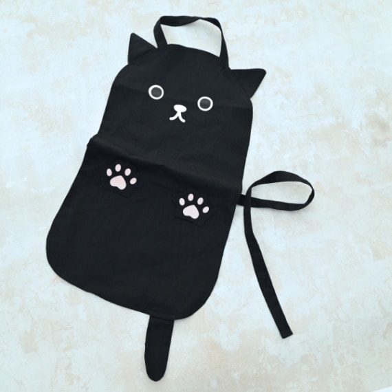 【24FW】くろねこエプロン / ブラック