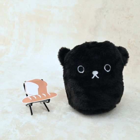 【24FW】くろねこ巾着M / ブラック