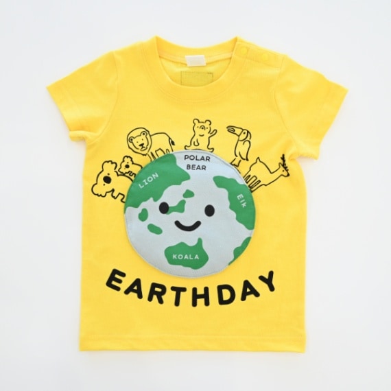 【25PS】地球Tシャツ / イエロー