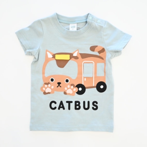 【25PS】CATバスTシャツ / サックス