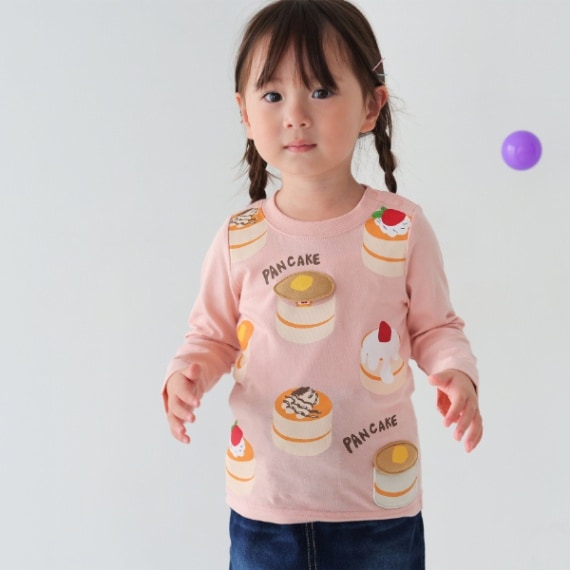 【25PS】パンケーキロングＴシャツ / ピンク