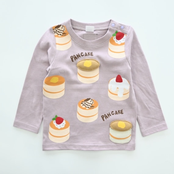 【25PS】パンケーキロングＴシャツ / ラベンダー