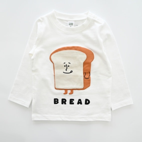 【25PS】食パンロングＴシャツ / オフベージュ
