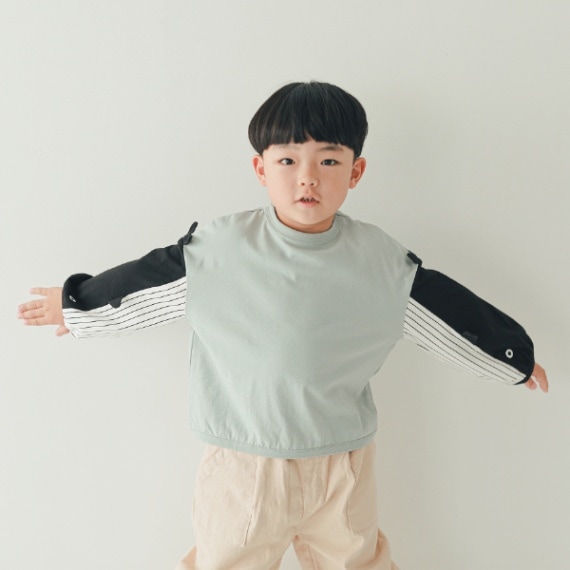 【25PS】くじらロングＴシャツ / サックス