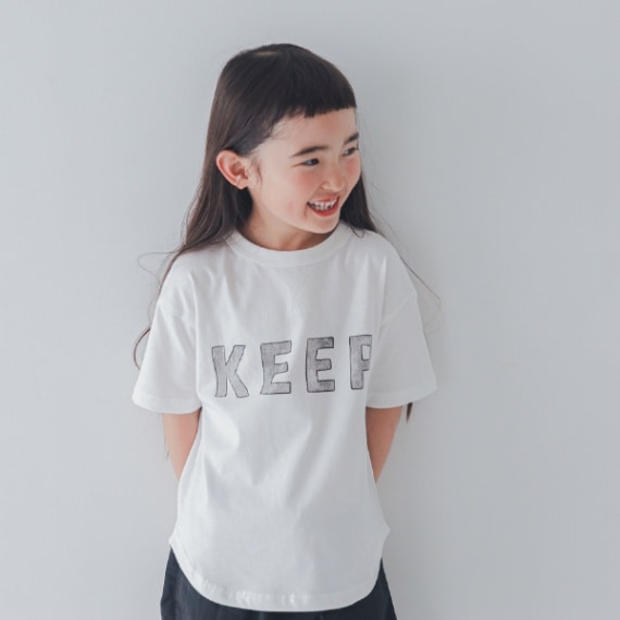 【25PS】KEEPガゼットTシャツ / オフホワイト