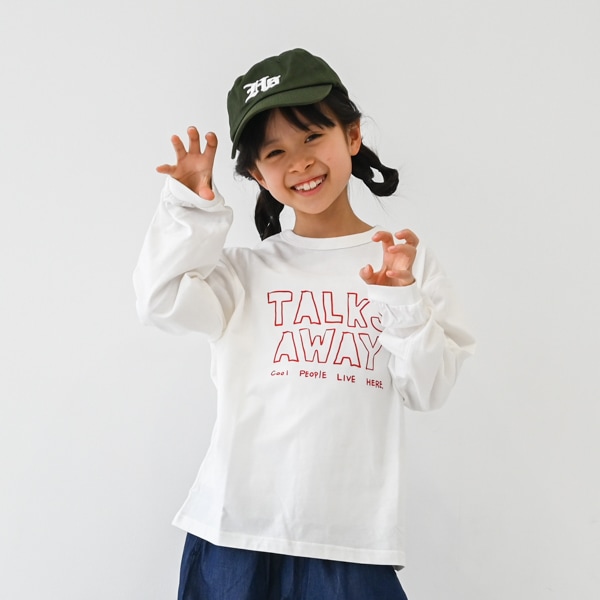【25PS】TALKSロングＴシャツ / オフホワイト