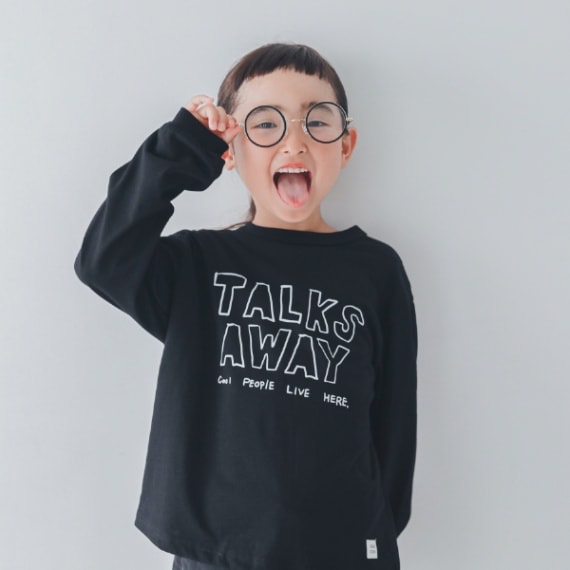 【25PS】TALKSロングＴシャツ / ブラック