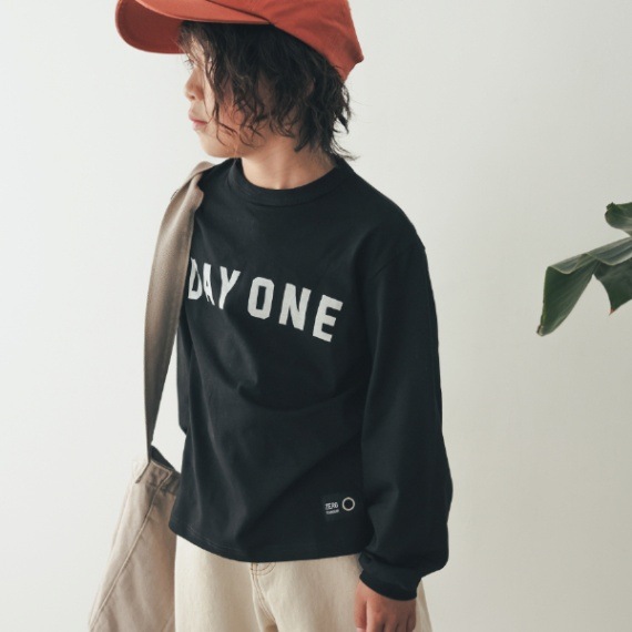 【25PS】DAY ONEロングＴシャツ / ブラック