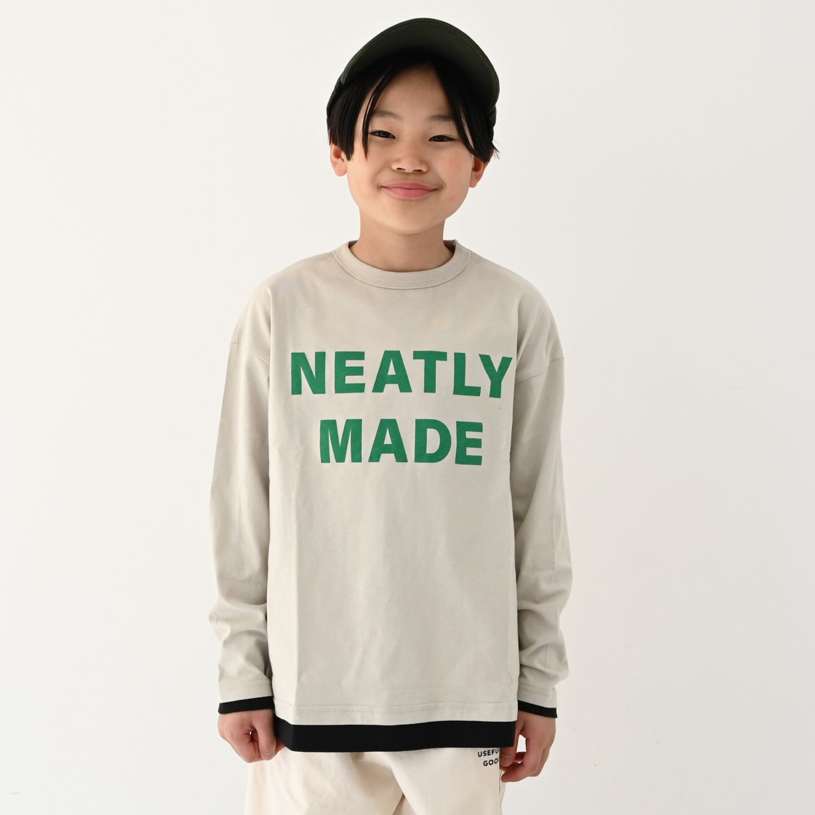 【25PS】NEATLYロングＴシャツ / アイボリー