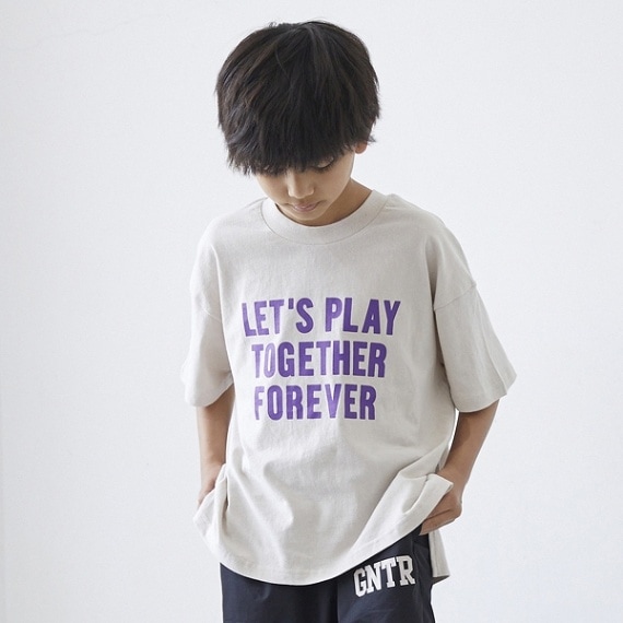 【25PS】LET'S PLAY Tシャツ / エクリュ