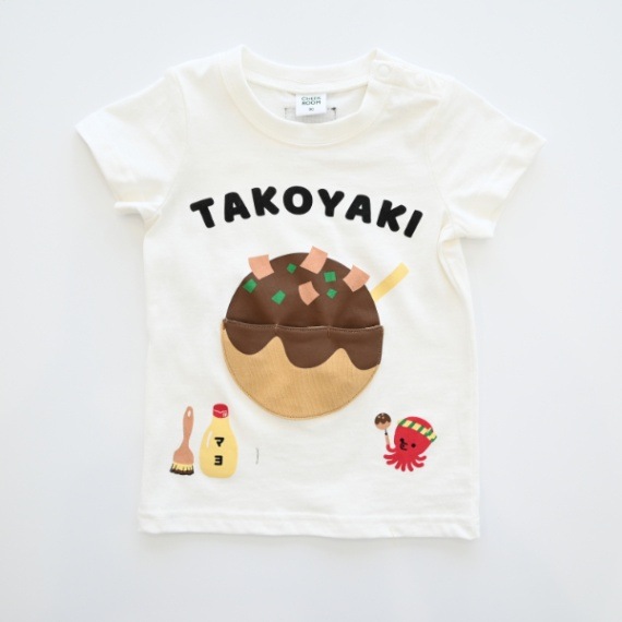 【25SS】たこ焼きTシャツ / オフホワイト