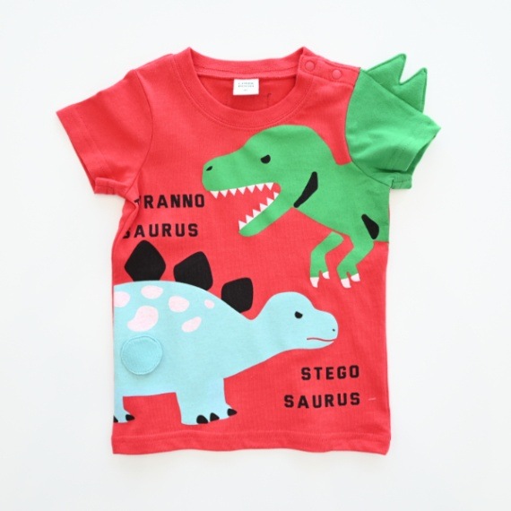 きょうりゅう 25SS】きょうりゅうTシャツ / レッド | 全品（サイズ）,110cm