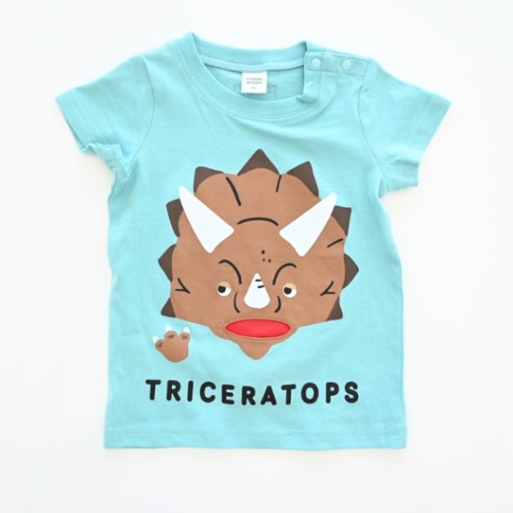【25SS】トリケラトプスTシャツ / ブルー