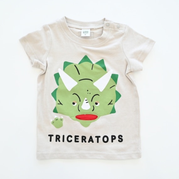【25SS】トリケラトプスTシャツ / グレー