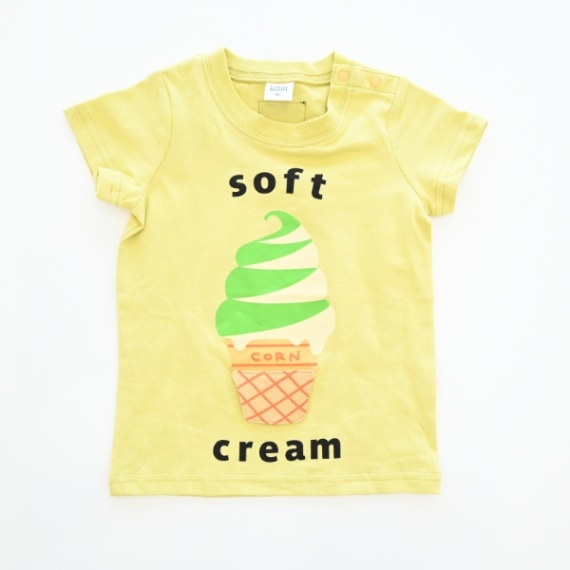 【25SS】ソフトクリームTシャツ / ライトグリーン