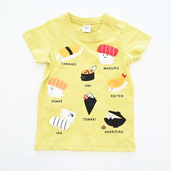 【25SS】おばけのお寿司Tシャツ / ライトグリーン