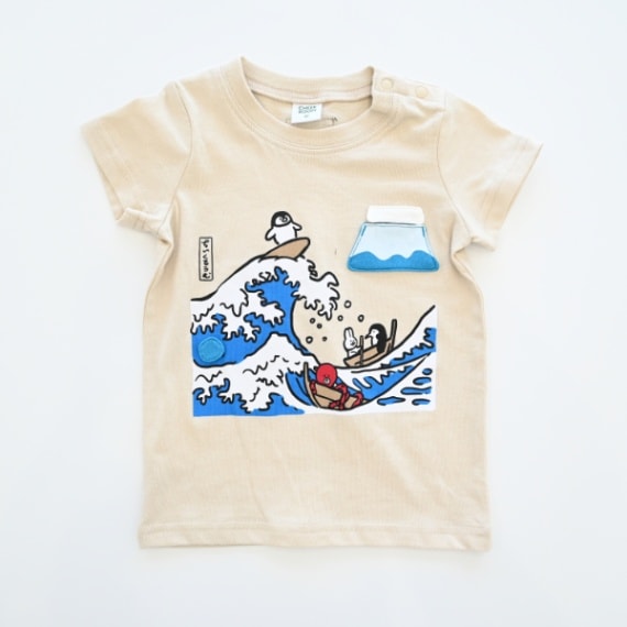 【25SS】ビッグウェーブTシャツ / アイボリー