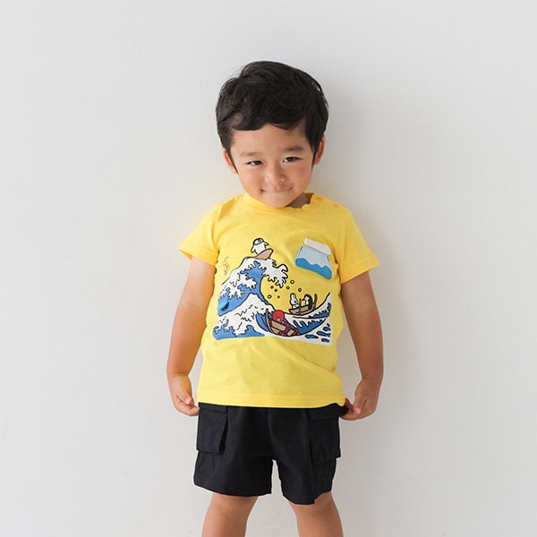 【25SS】ビッグウェーブTシャツ / イエロー