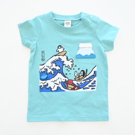 【25SS】ビッグウェーブTシャツ / ブルー