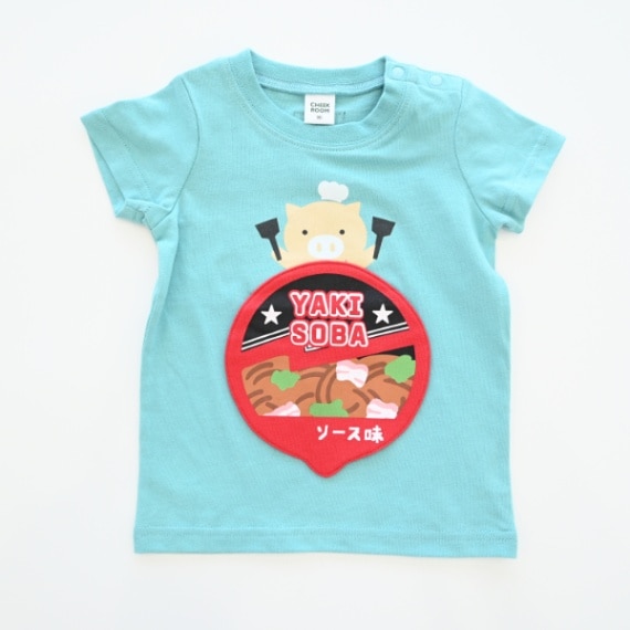 【25SS】焼きそばTシャツ / ブルー