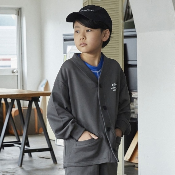 【25SS】ノーカラーJK / チャコールグレー