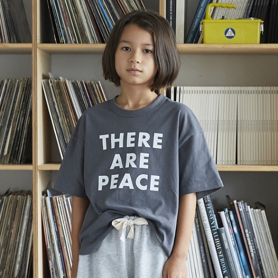 【25SS】PEACE Tシャツ / チャコールグレー