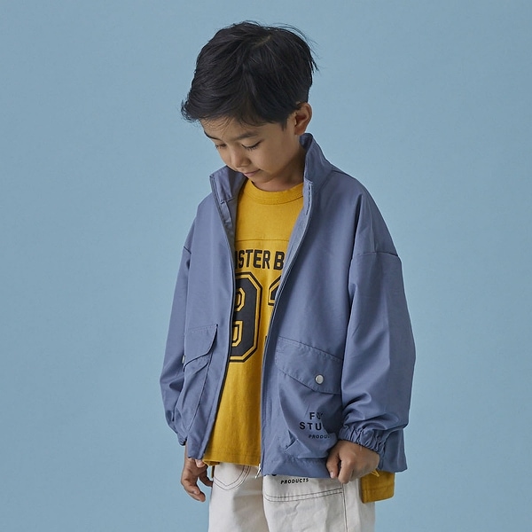 【25SS】スタンドカラーJK / ブルーグレー