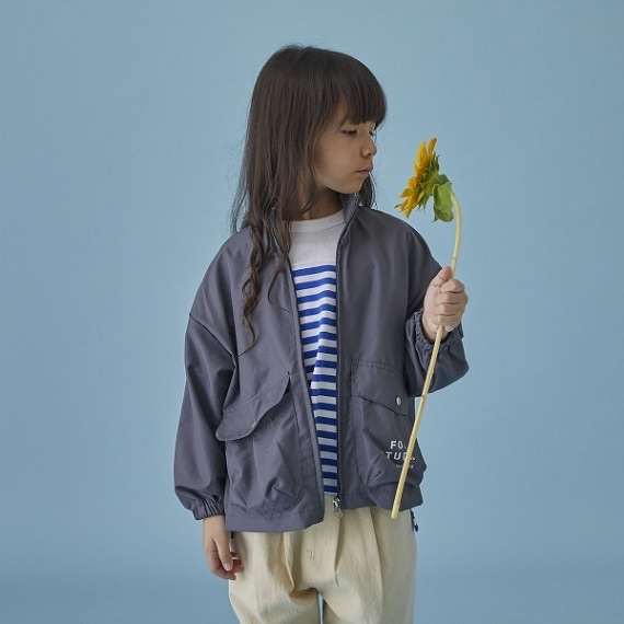 【25SS】スタンドカラーJK / チャコールグレー