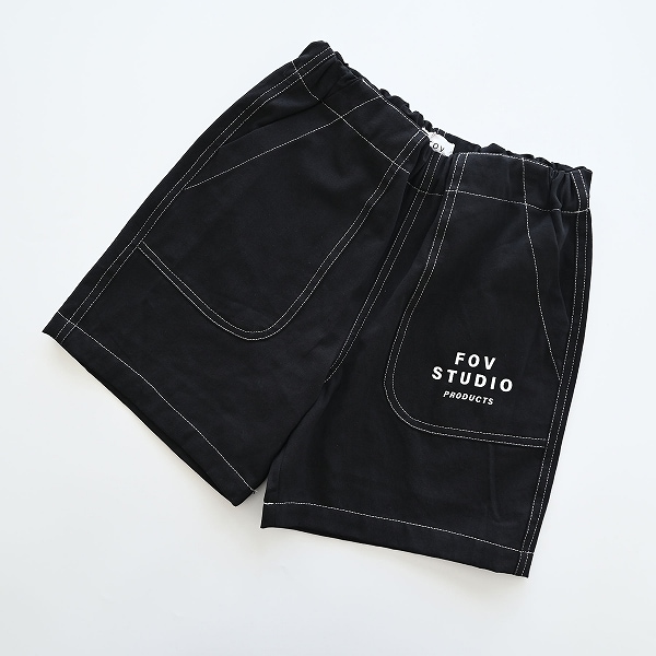 【25SS】ワークショーツ / ブラック
