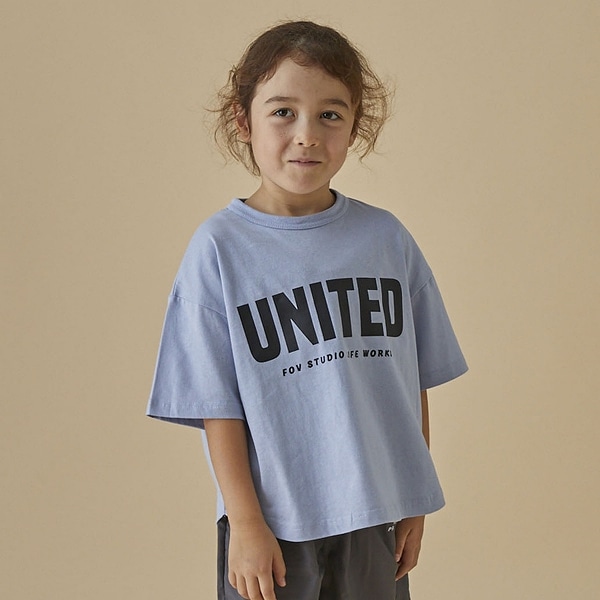 【25SS】UNITED 6分袖Tシャツ / サックス