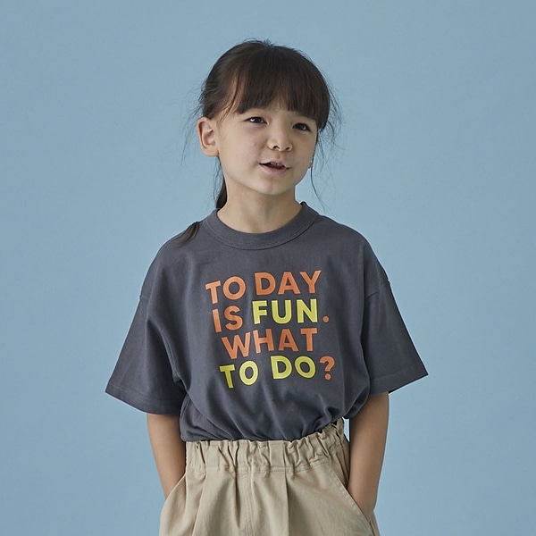 【25SS】TODAYISFUN Tシャツ / チャコールグレー