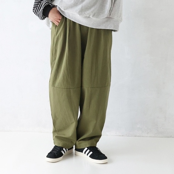 【25SS】タックバルーンパンツ / カーキ