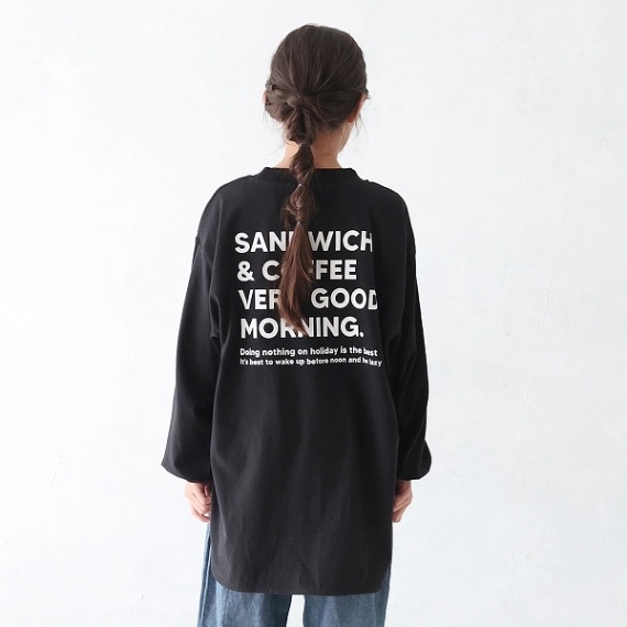 【25SS】ロゴ L/S Tシャツ / ブラック